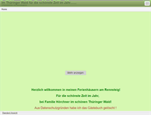Tablet Screenshot of hausamsteigerwald.de